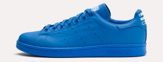 pharrell williams adidas stan smith blue official 01 Bella Magazine