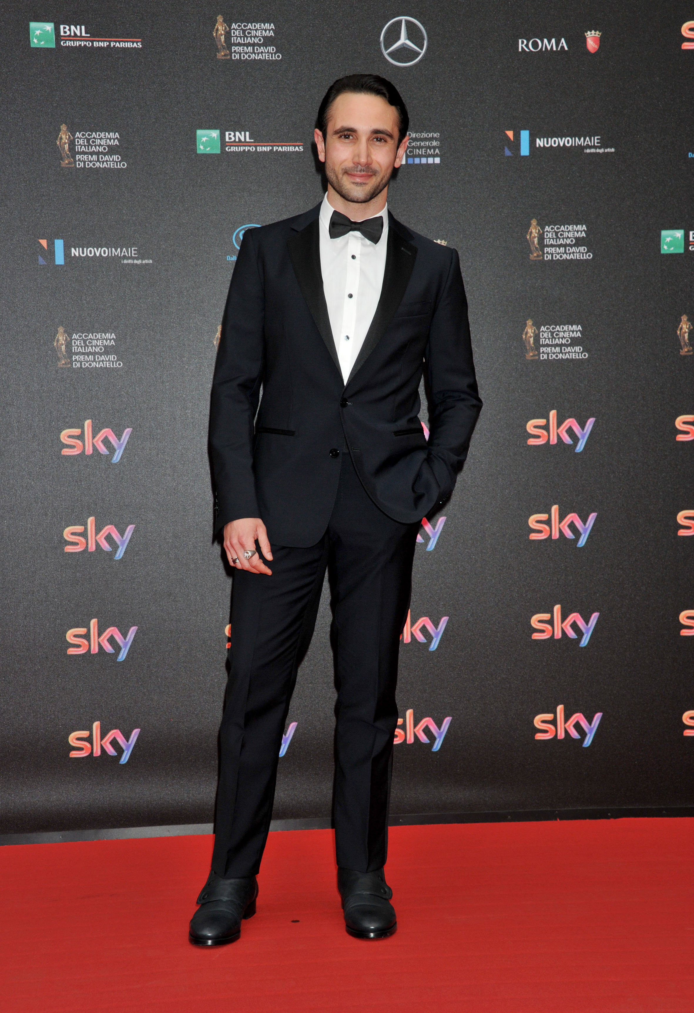 Roma, Red carpet  60 David di Donatello. Pictured : Marco Palvetti abito Trussardi